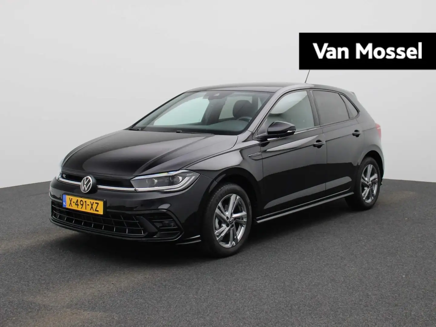 Volkswagen Polo 1.0 TSI R-Line 95 PK | Apple carplay | Comfort pak Zwart - 1