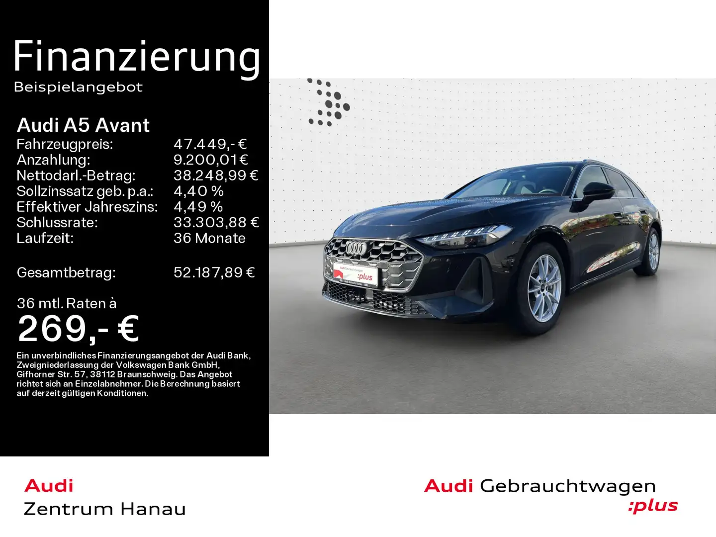Audi A5 TDI*NAVI*LED*KAMERA*HUD*LEDER*B&O Noir - 1