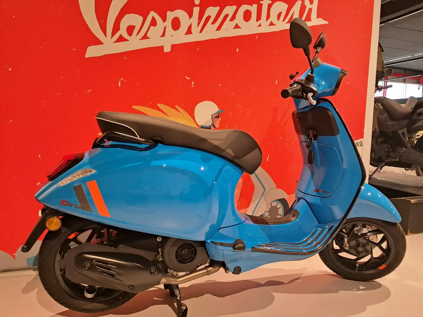 Vespa 150 Sprint S Bauletto + supporto omaggio Blu/Azzurro - 2