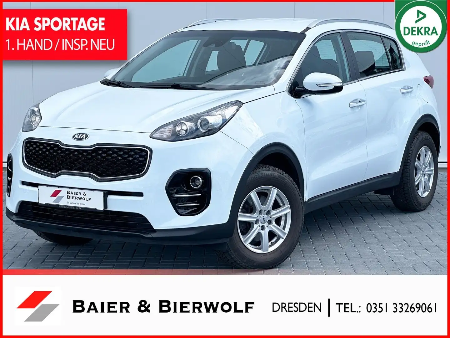 Kia Sportage Vision 1.6 GDI RFK NAVI ALU SHZ CARPLAY Wit - 1