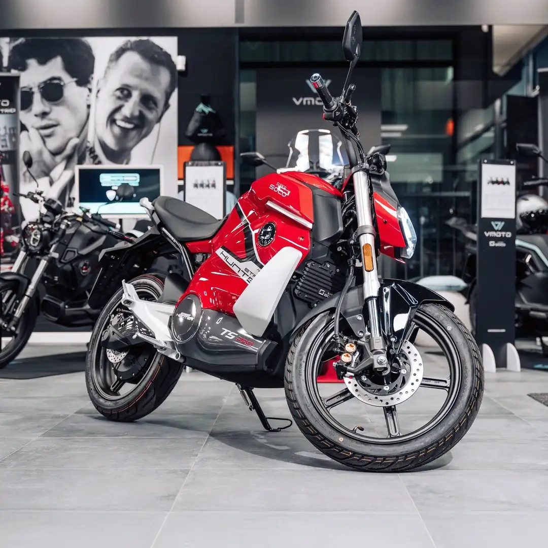 Super Soco TS Street Hunter Pro Nuovo Motore 2 batterie Pronta Consegna Rouge - 1