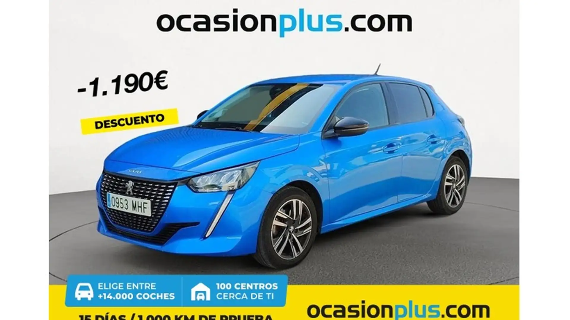 Peugeot 208 1.2 Puretech S&S Allure 100 Azul - 1