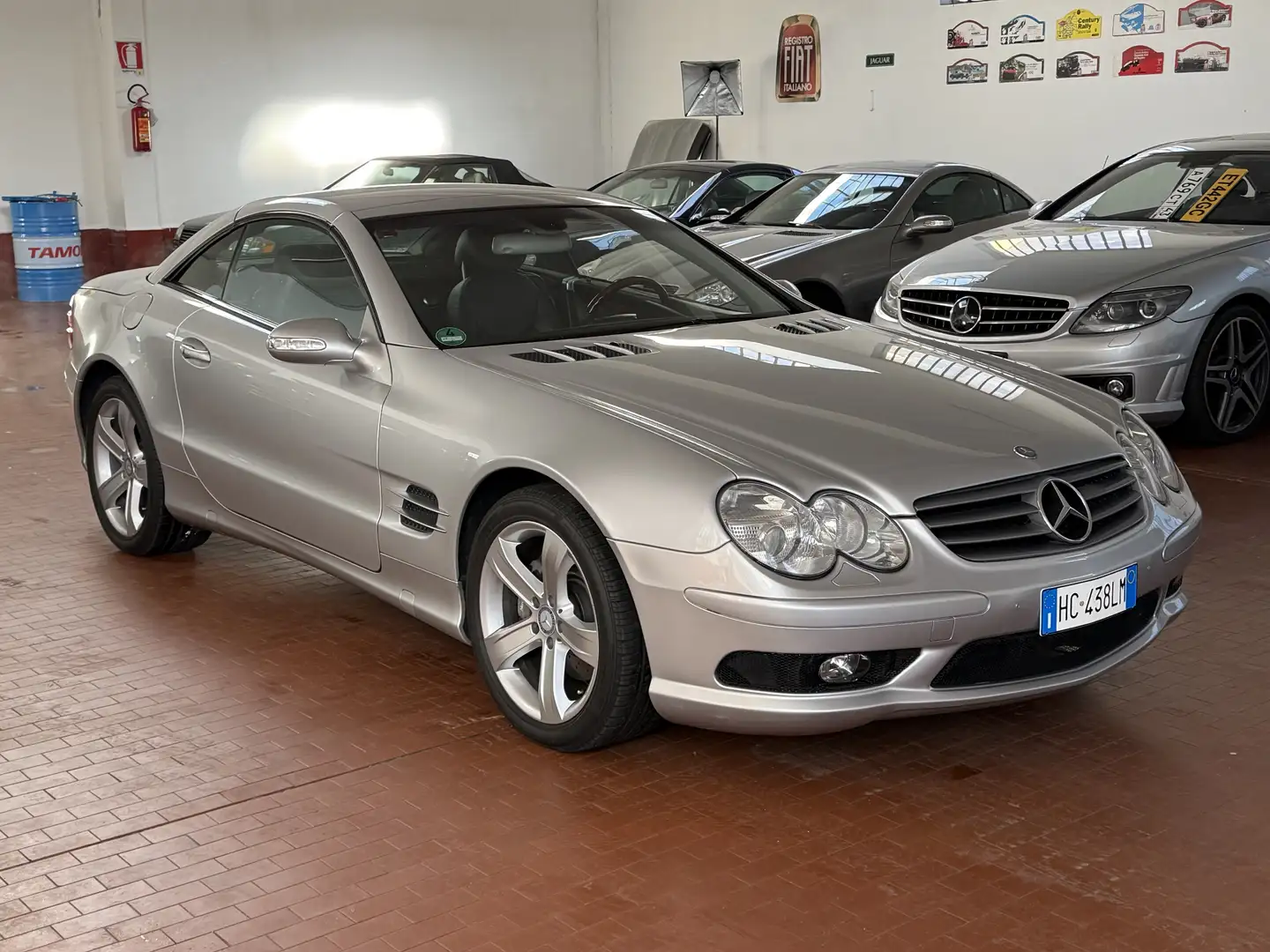 Mercedes-Benz SL 500 R230 V8 -Argento iridio - Keyless - Service Argent - 2