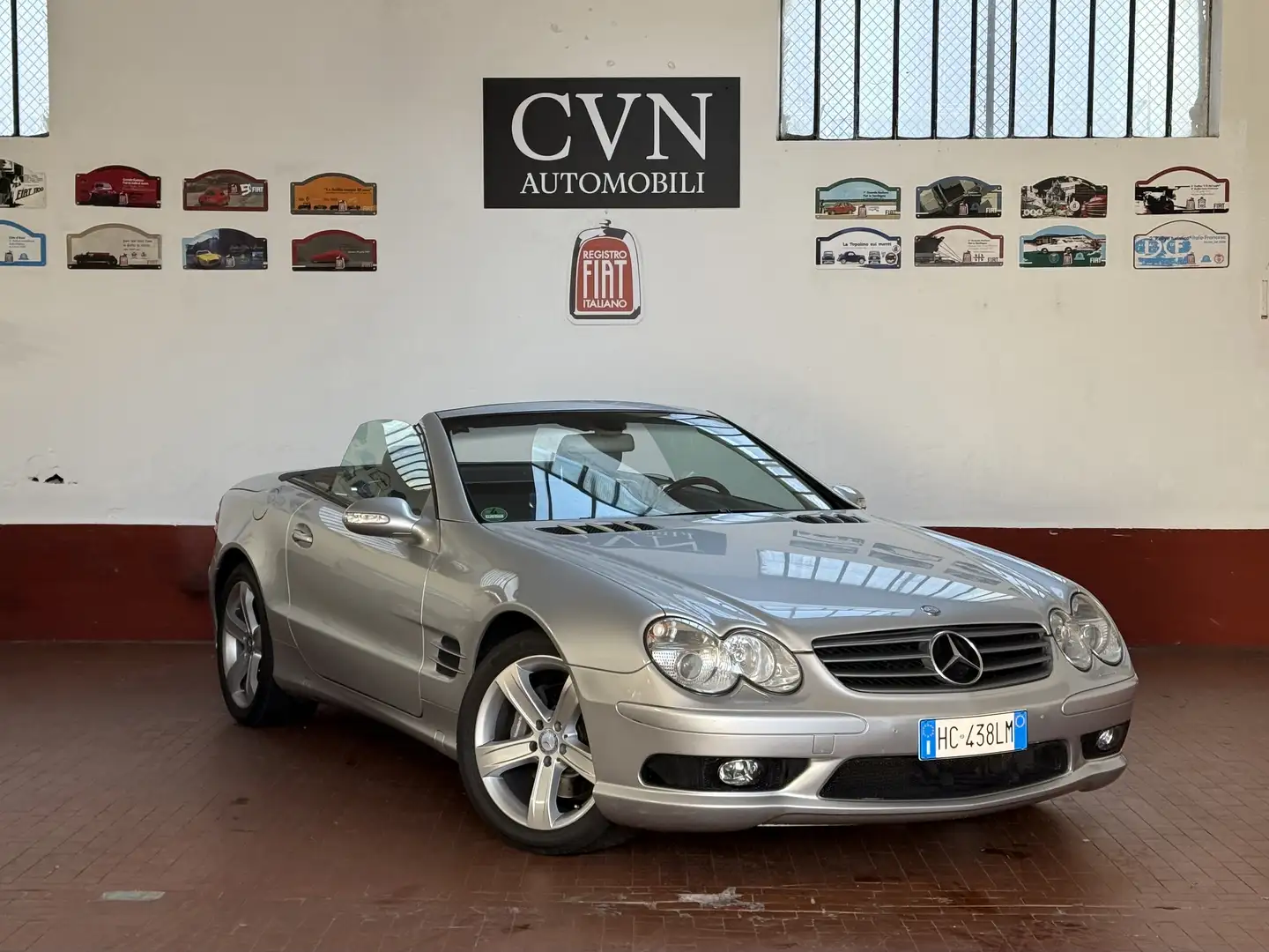 Mercedes-Benz SL 500 R230 V8 -Argento iridio - Keyless - Service Argent - 1
