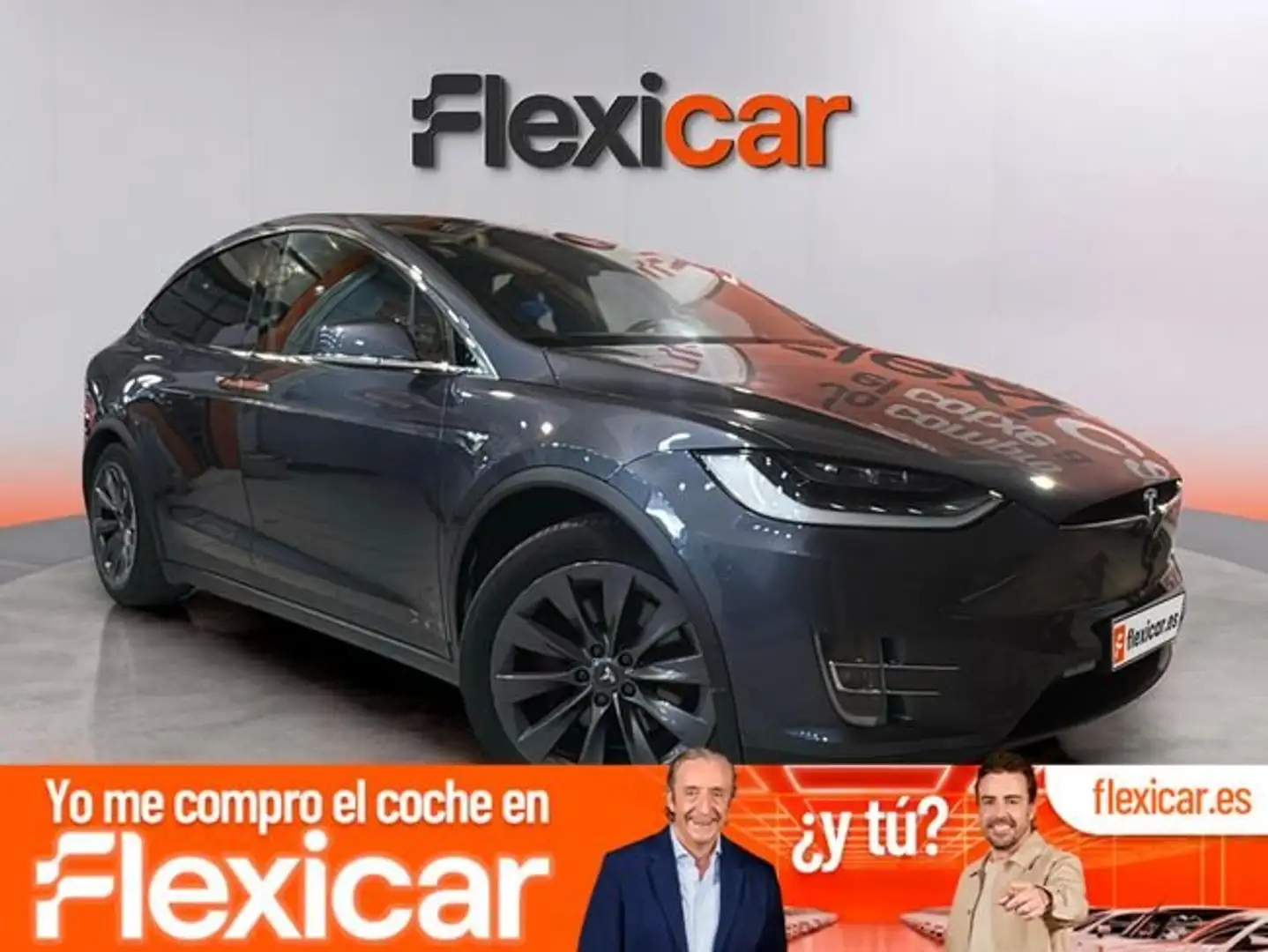 Tesla Model X 75D 4WD Gris - 1