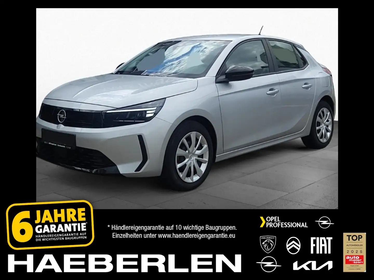 Opel Corsa F 1.2 Edition *Sitzheiz.+Parksensoren* Zwart - 1