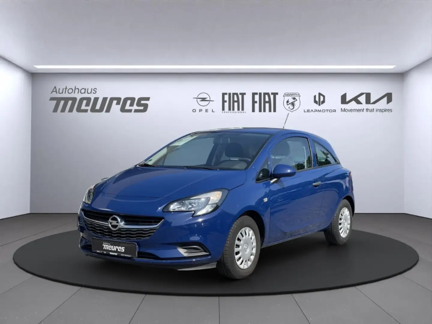 Opel Corsa E Selection 1.2 Radio USB Klima Tagfahrlicht ZV Ko Blau - 1