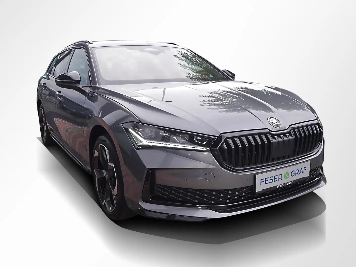 Skoda Superb Combi 2.0 TDI 4x4 Sportline DSG AHK Navi Grau - 2