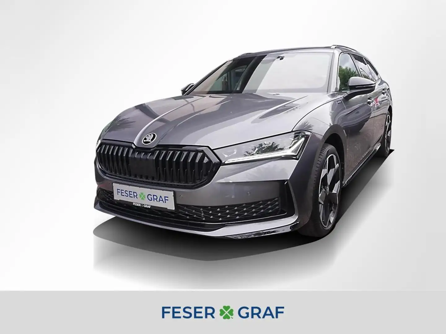 Skoda Superb Combi 2.0 TDI 4x4 Sportline DSG AHK Navi Grau - 1