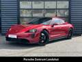 Porsche Taycan Turbo | SportDesign Paket Carbon | Czerwony - thumbnail 2