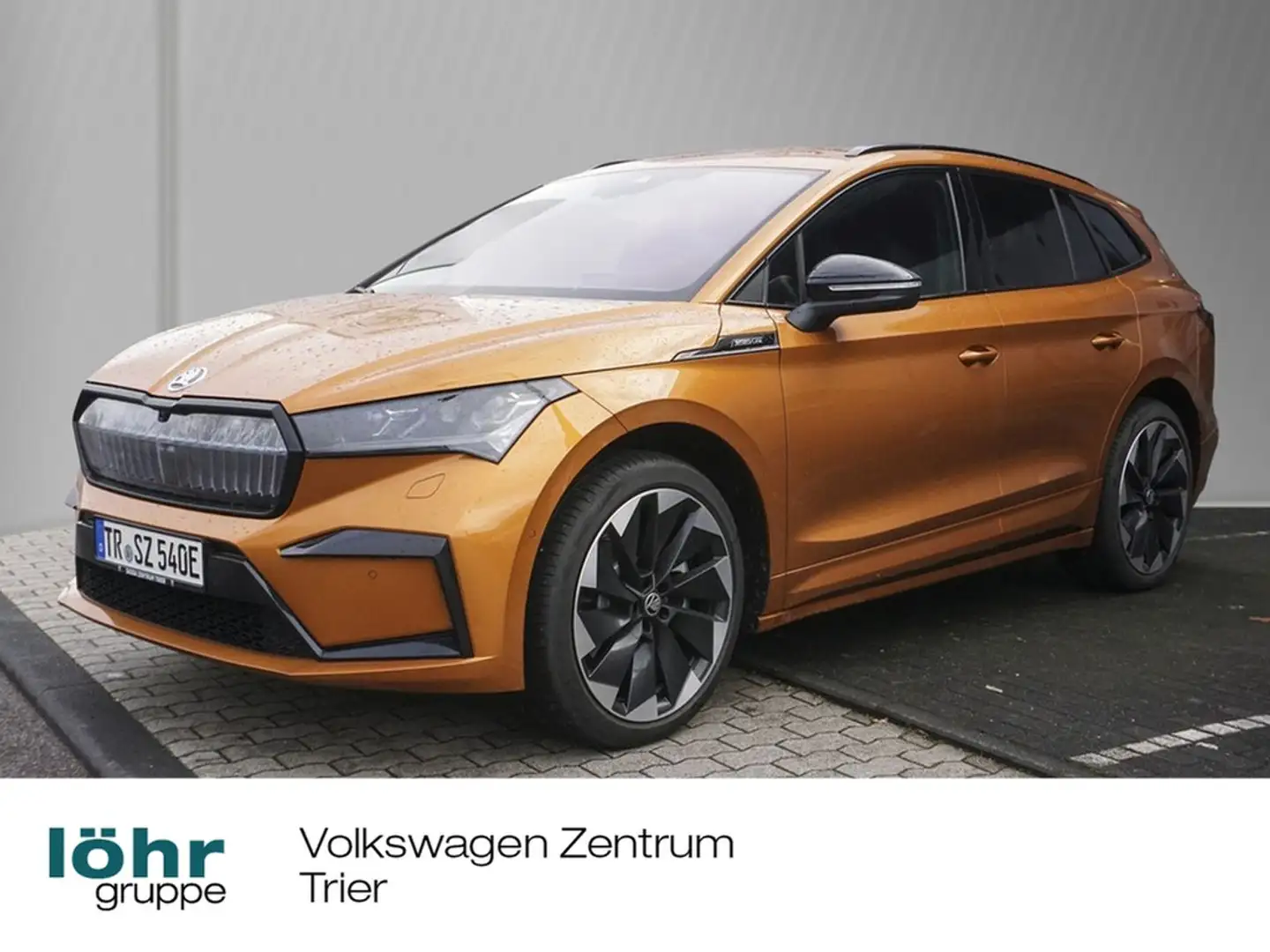 Skoda Enyaq 85 Sportline AHK, Head Up, Area-View Orange - 1
