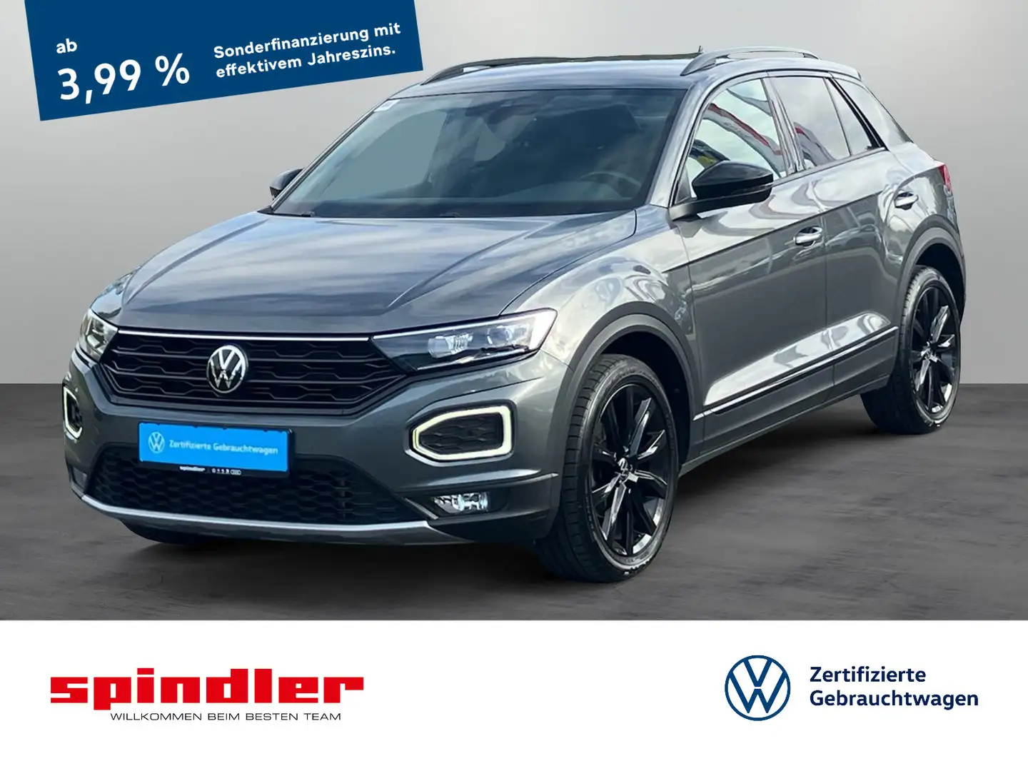 Volkswagen T-Roc sport 1.5 TSI DSG / Navi, AHK, LED, RFK Gris - 1