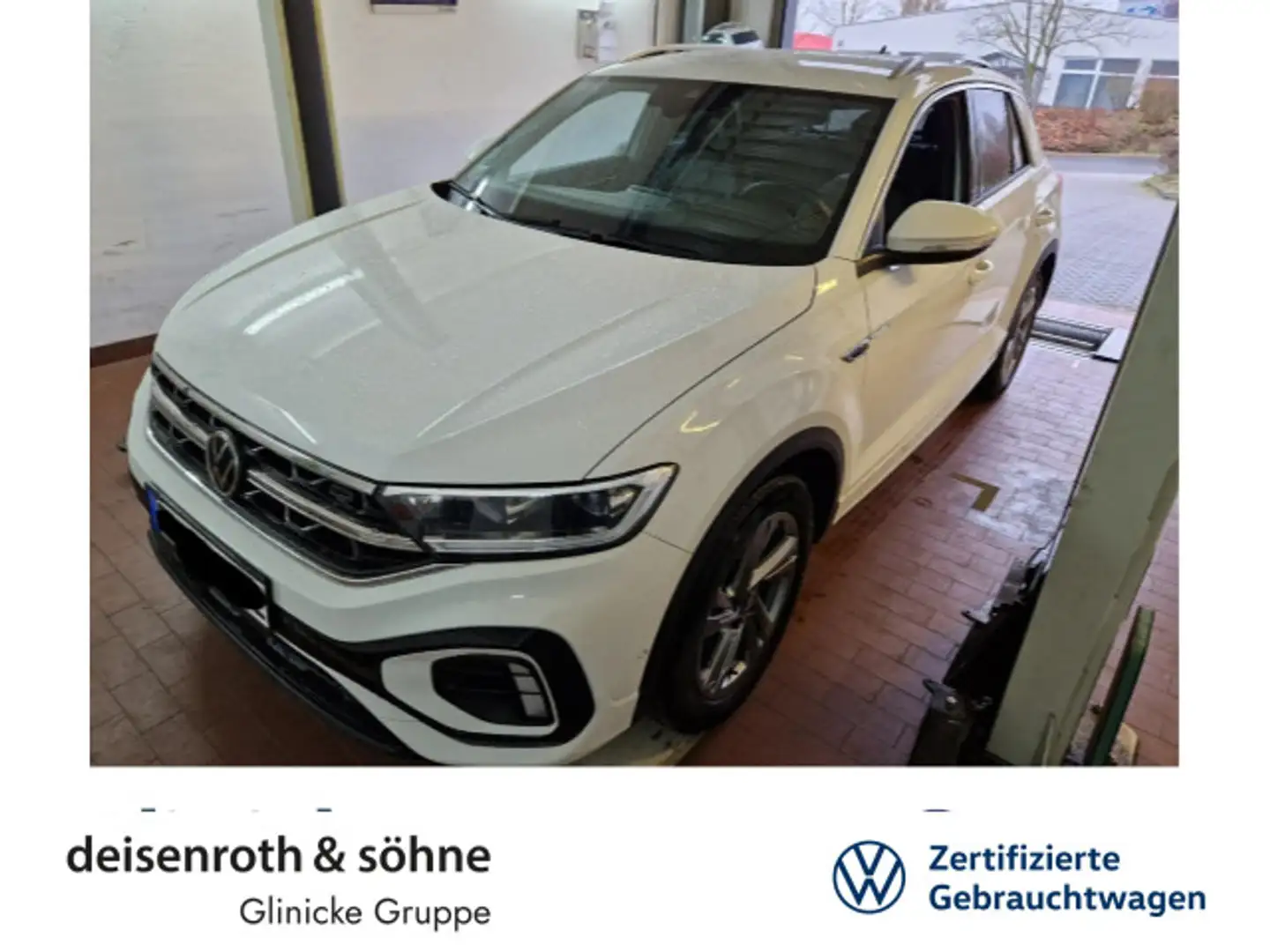 Volkswagen T-Roc R-Line 1.5 TSI Nav/AppCon/Clima/LED+/Assis Blanc - 1