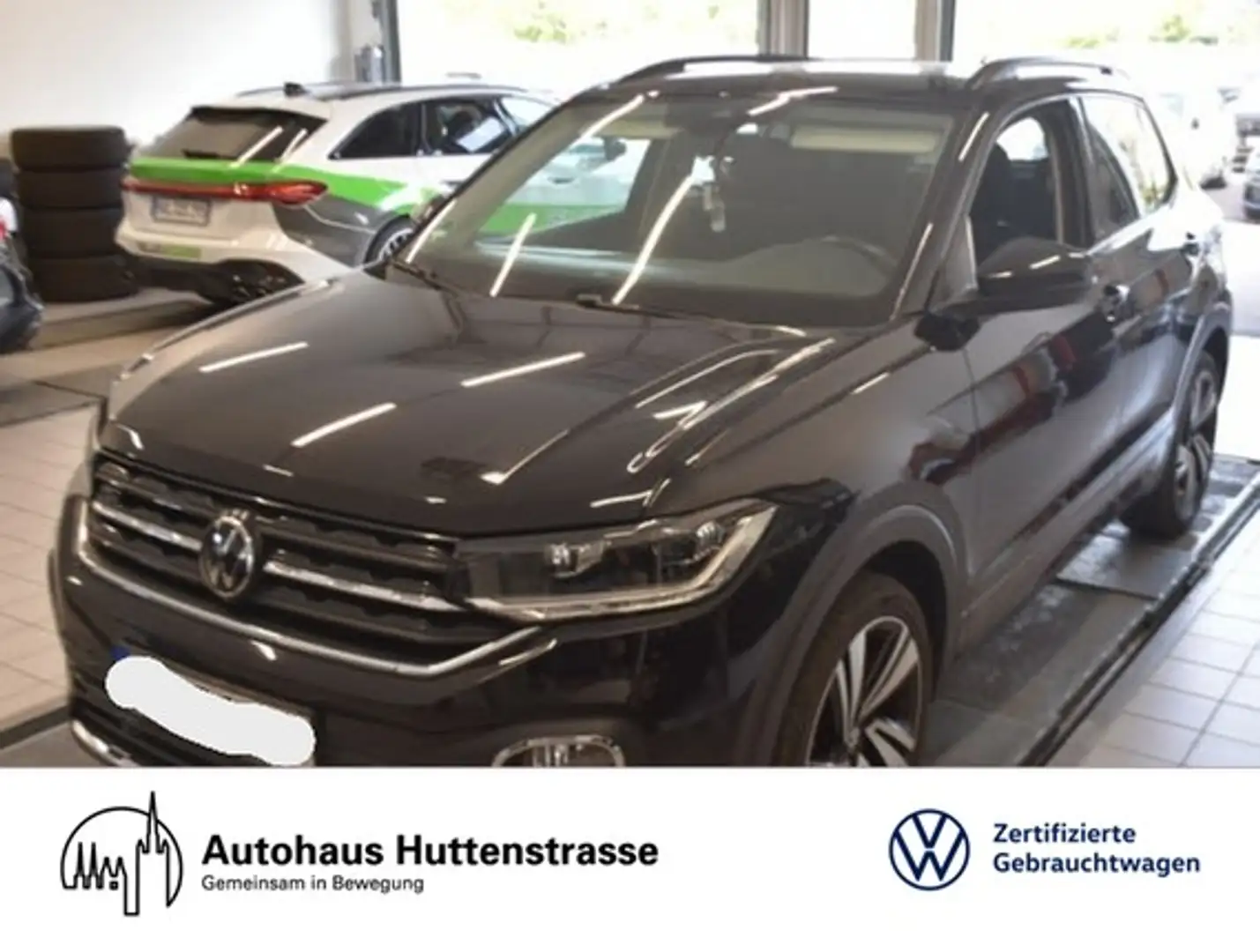 Volkswagen T-Cross 1.0 TSI DSG R Line LED ACC APP NAVI Schwarz - 1