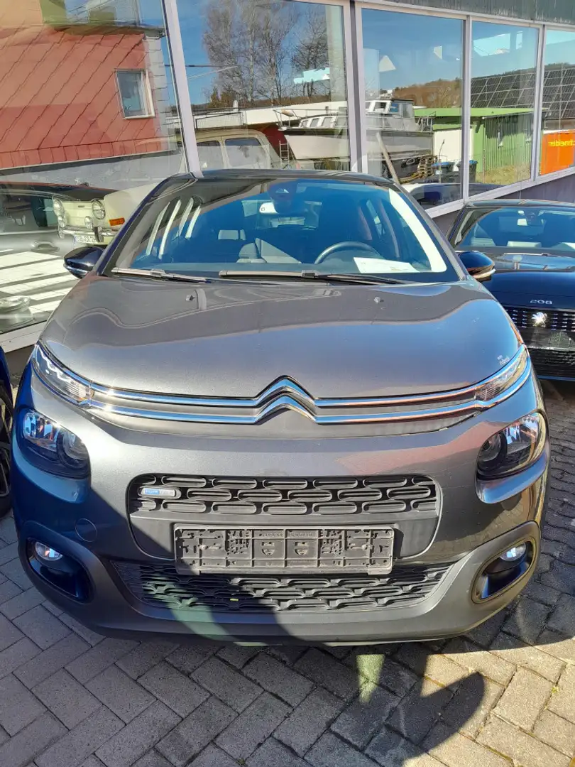 Citroen C3 Shine Pure Tech 82 EinparkhilfeKlimaautomatik Gris - 1