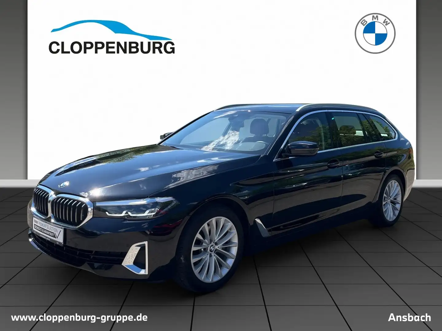 BMW 520 i Luxury Line Navi+SHZ+HiFi+Fernl.Ass+Ambi Schwarz - 1