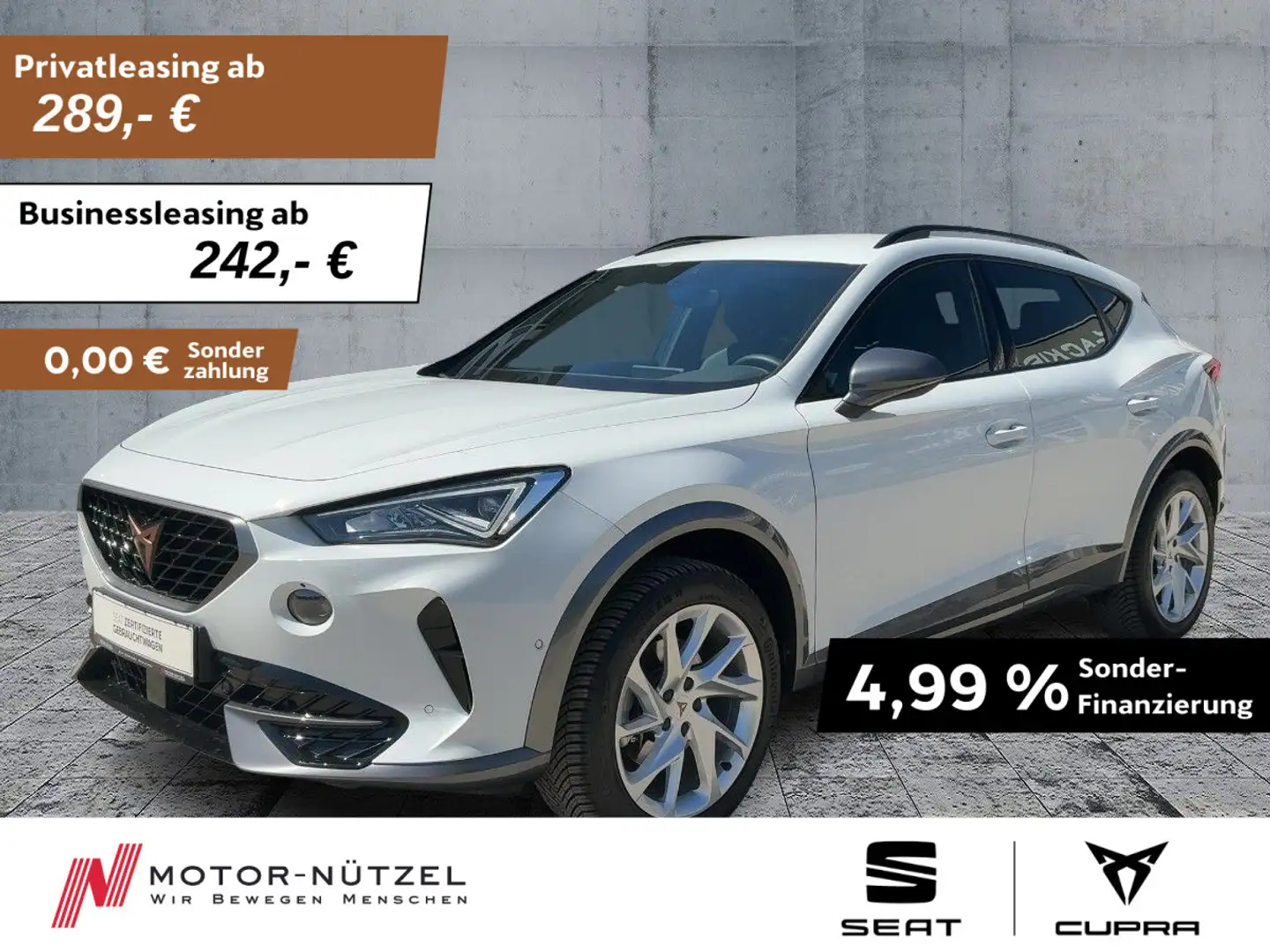 CUPRA Formentor VZ 2.0 TSI DSG 4DRIVE LED+NAVI+KAMERA Blanco - 1