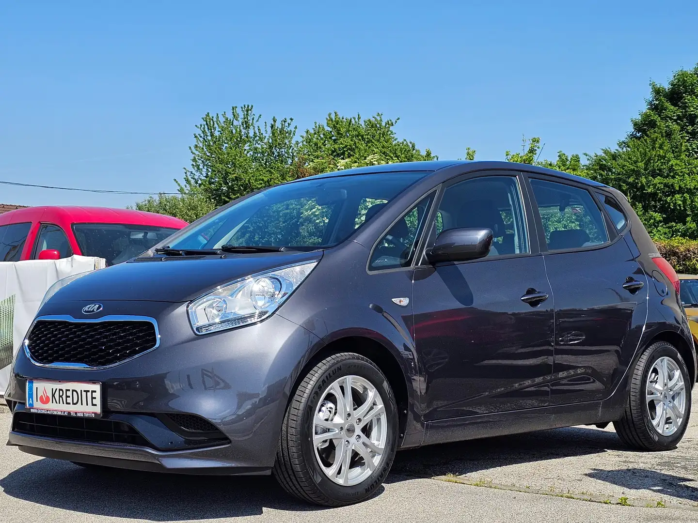 Kia Venga 1,4 CRDi 20 Jahre Edition Titan 1-Hand 1A-Zustand Grau - 2