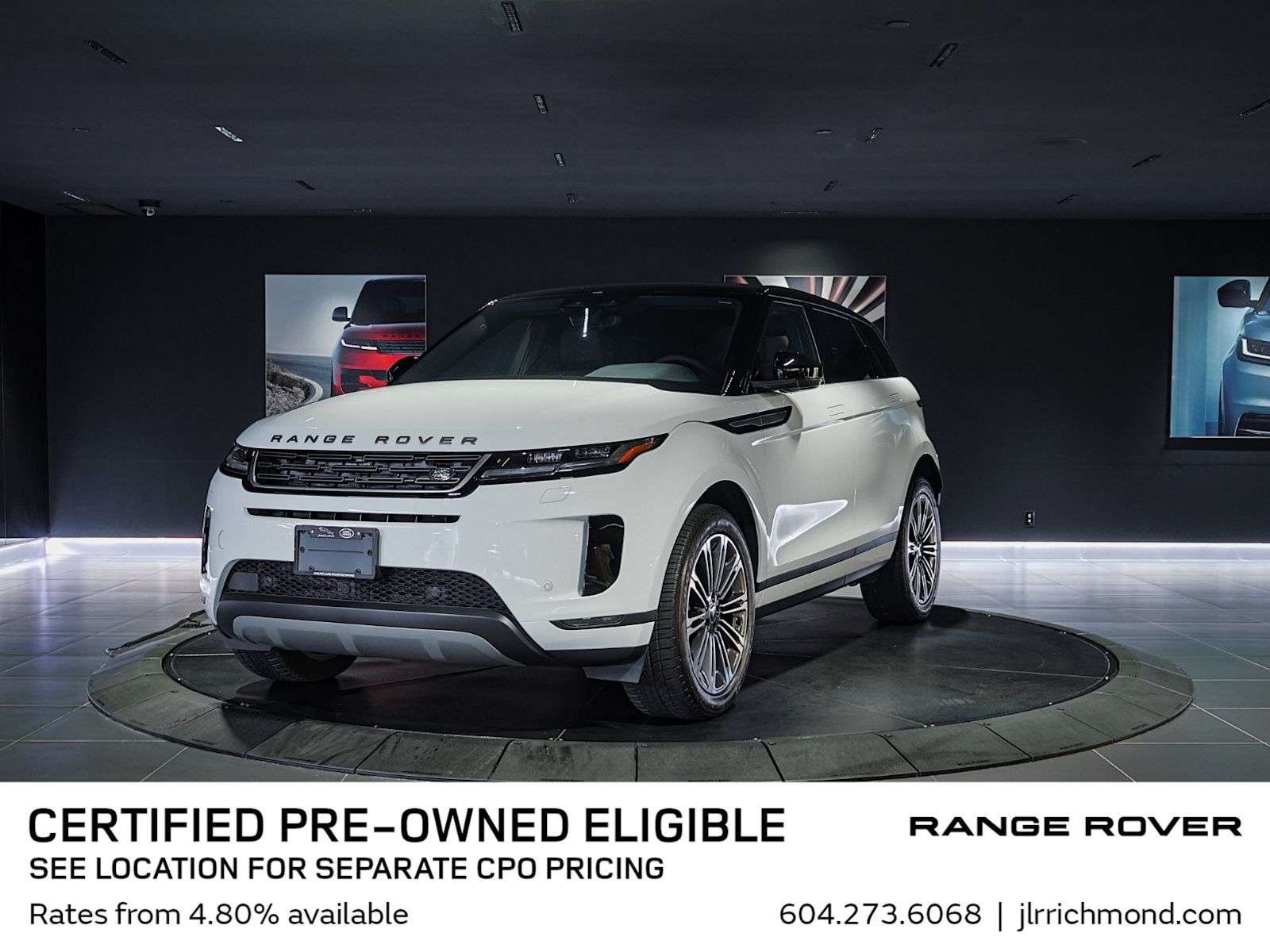 2026 Land Rover Range Rover Evoque S | Sunroof | Navigation | Bluetooth | Heated Seats | Heated Steering