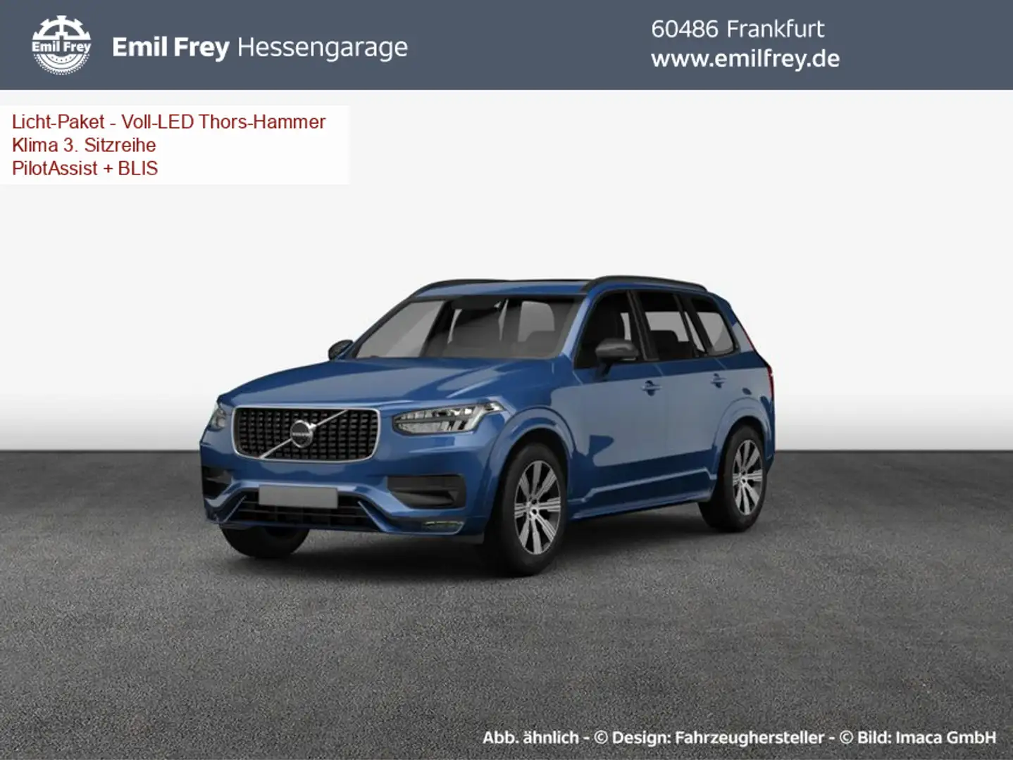 Volvo XC90 XC90 B5 AWD Inscription 7S Glasd 360° Standheizung Blau - 1