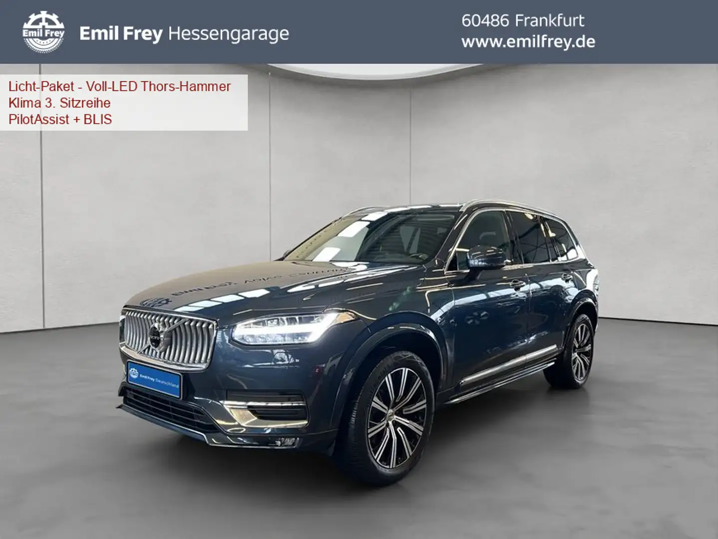 Volvo XC90 XC90 B5 AWD Inscription 7S Glasd 360° Standheizung Bleu - 1