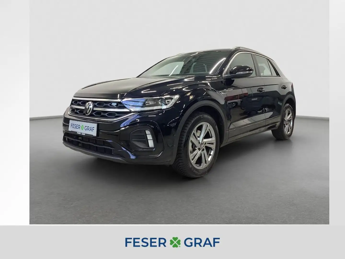 Volkswagen T-Roc R-Line 1.5 TSI AHK RFK Navi SHZ PDC Schwarz - 1