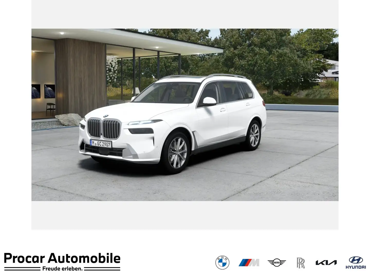BMW X7 xDrive40d GEWERBL. LEAS. AB  EUR 699,-  HUD Weiß - 1