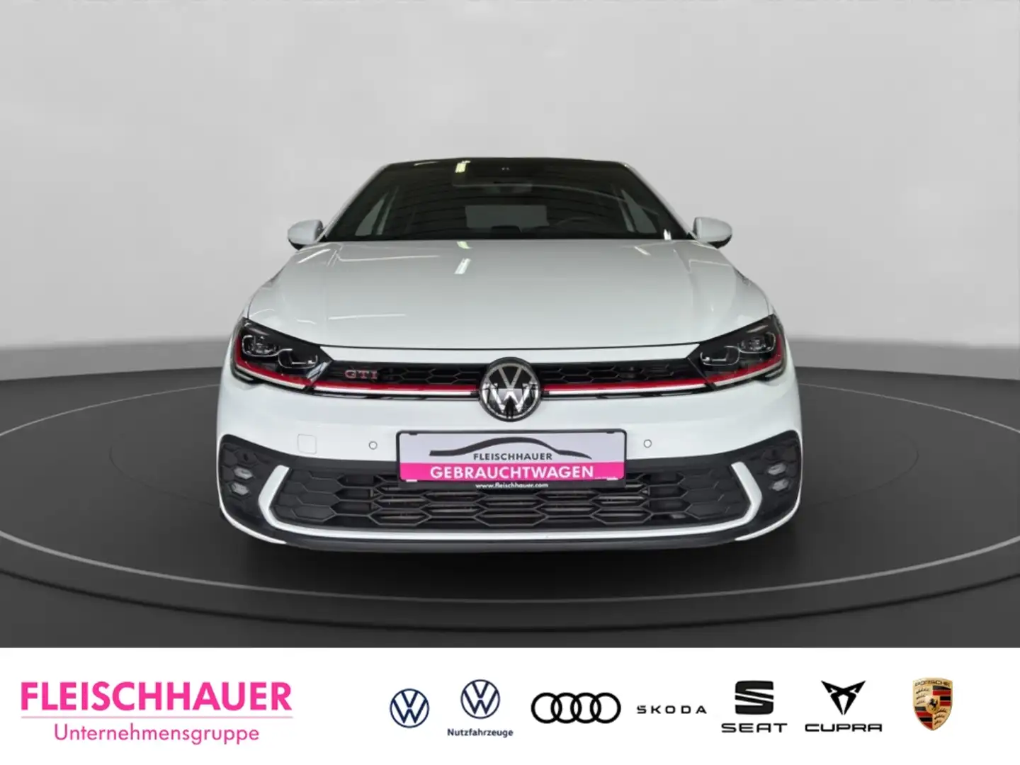 Volkswagen Polo GTI VI 2.0 TSI MATRIX+PANO+ACC+DC+NAVI+CARPLAY+SHZ Weiß - 2