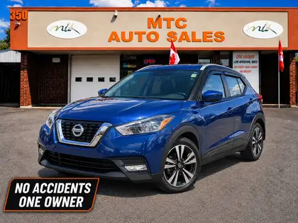 Blue 2019 Nissan Kicks SUV / Crossover Front-Wheel Drive Automatic