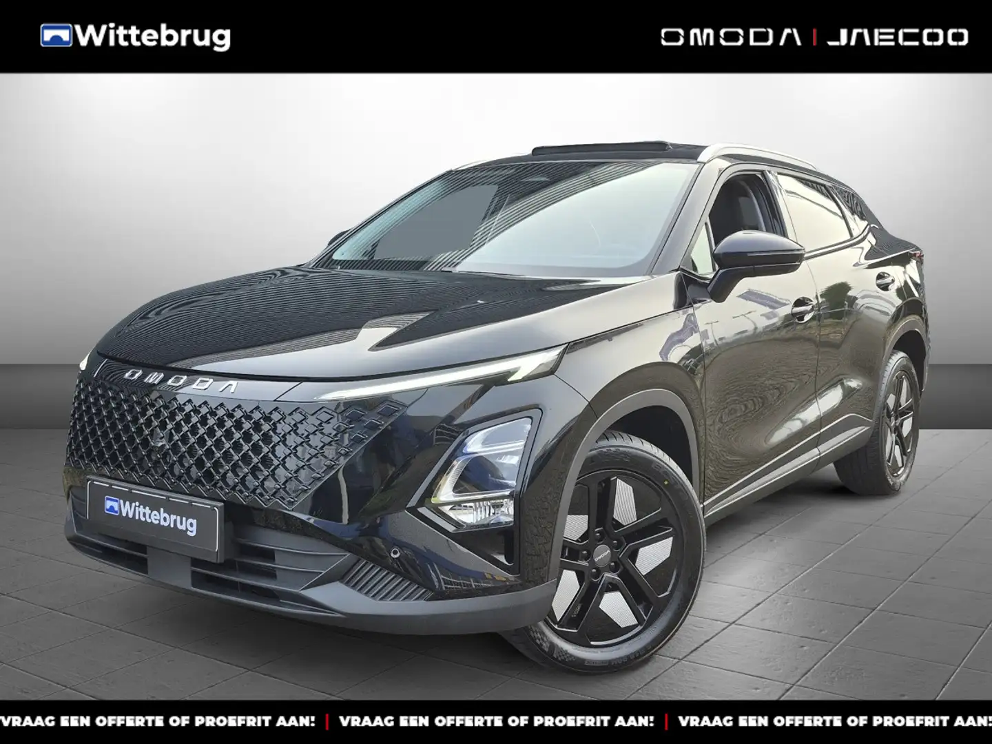 Omoda 5 SHS 1.6 T-GDi Premium Hybride Automaat met Lederen Schwarz - 1