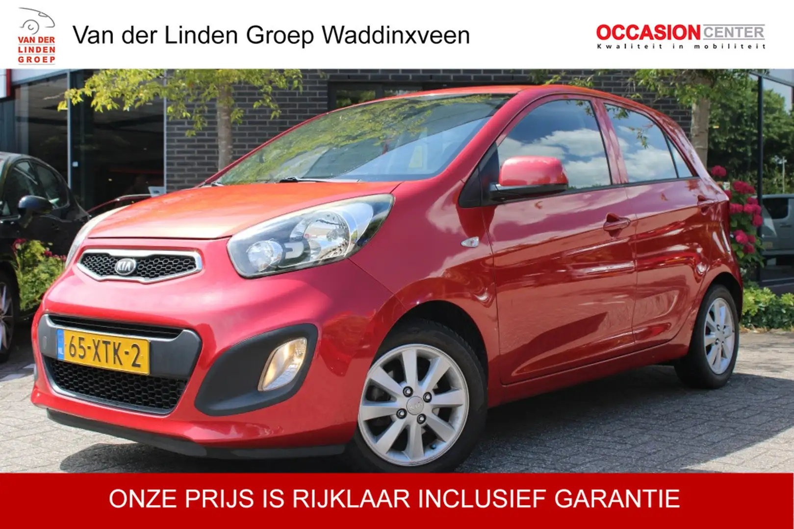 Kia Picanto 1.2 CVVT ISG Comf.Plus Airco/13"/All weather "RIJK Rood - 1
