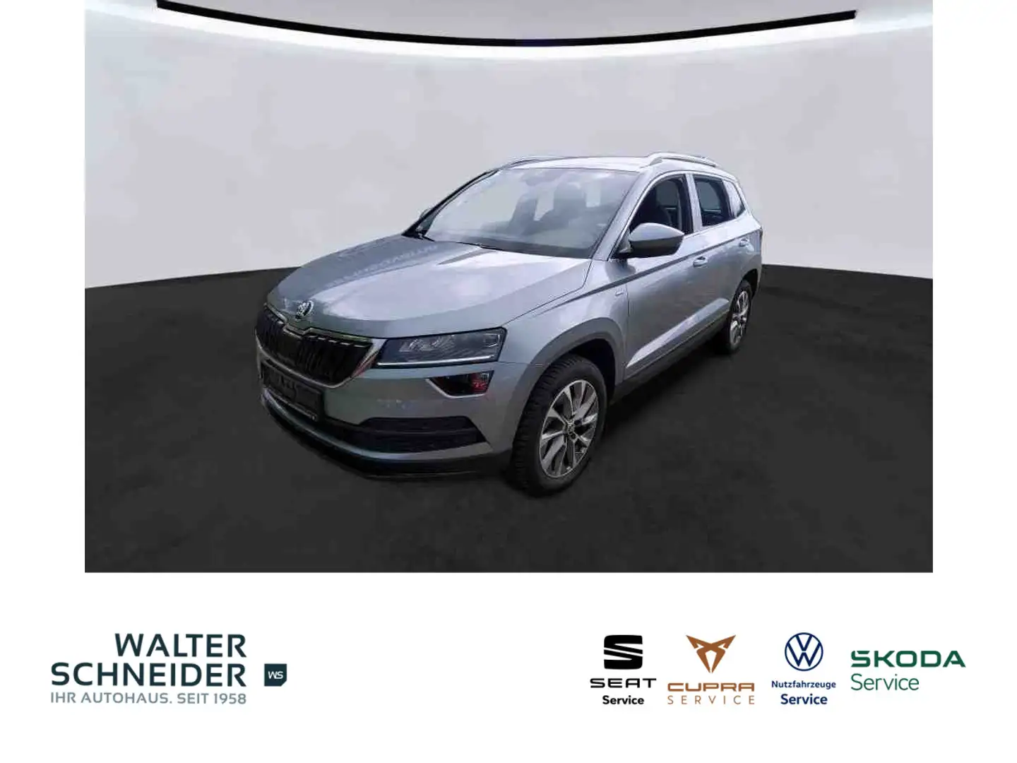 Skoda Karoq 2.0 TDI DSG 4x4 Clever AHK Navi LED Gris - 1