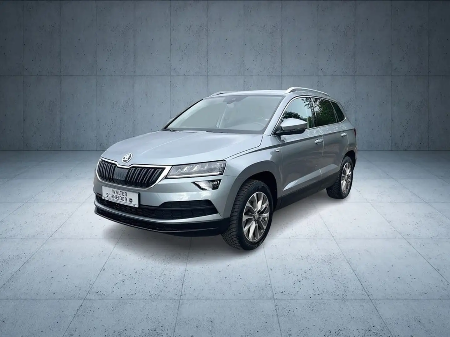Skoda Karoq 2.0 TDI DSG 4x4 Clever AHK Navi LED Grigio - 2