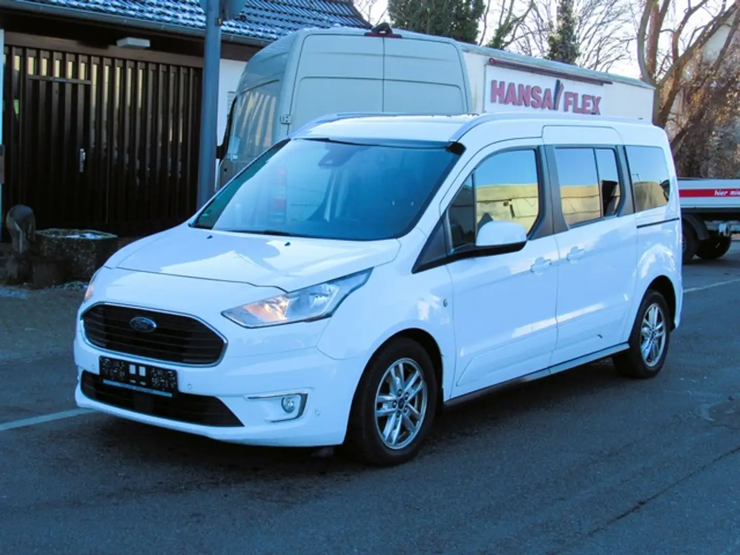 Ford Tourneo Connect 7-Sitzer Navi Panorama Klima PDC Weiß - 1