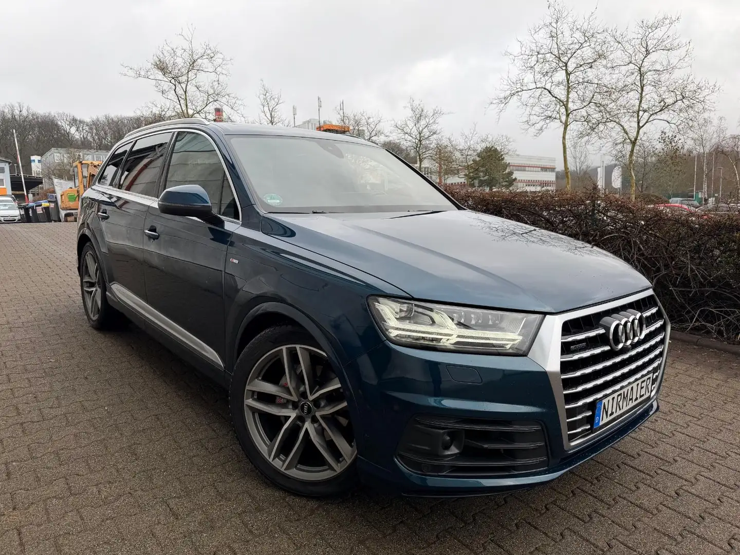 Audi Q7 50 TDI S-LINE, NIGHT-VISION, MASSAGE Bleu - 1