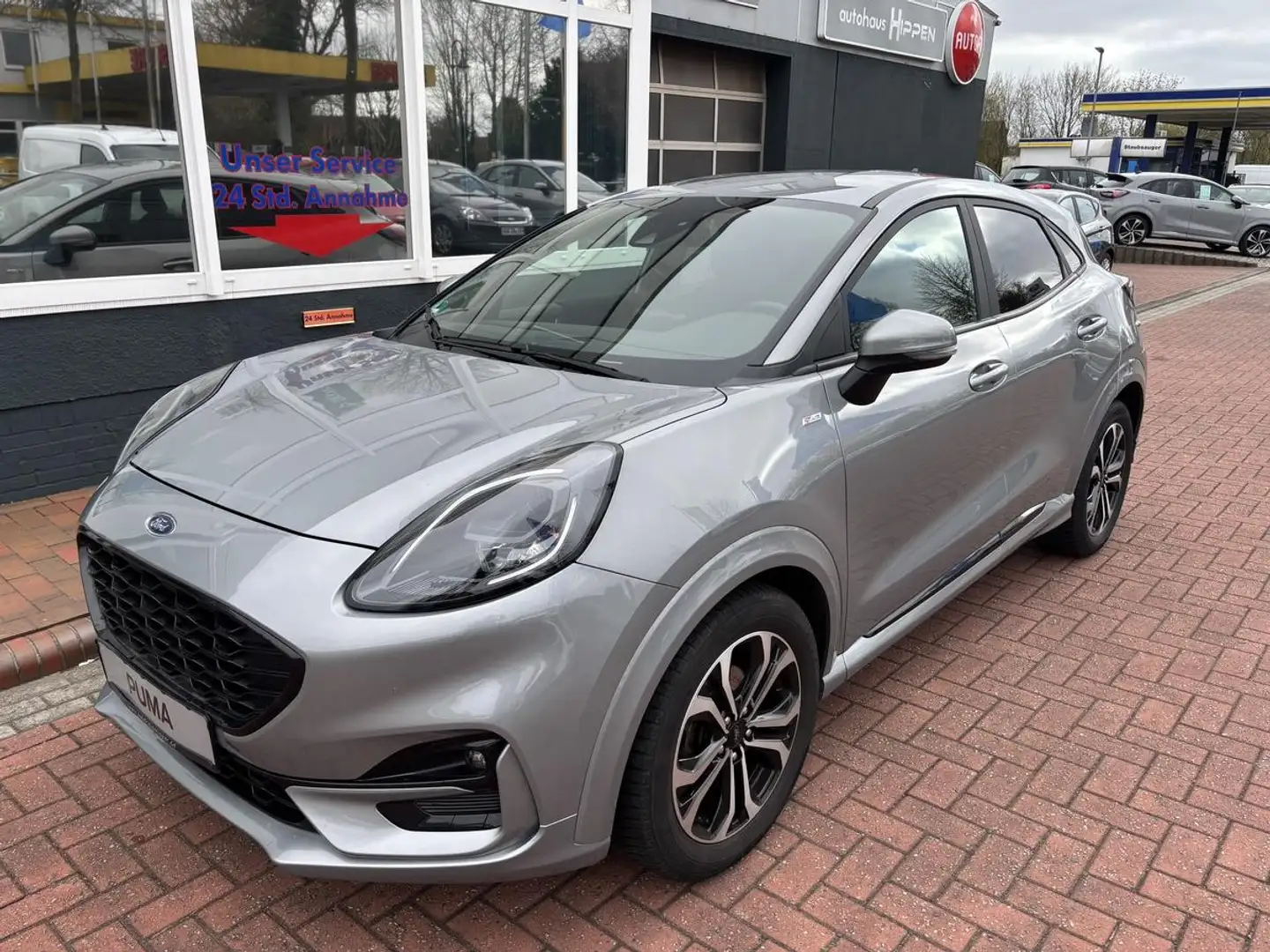 Ford Puma 1.0 EcoBoost Hybrid ST-LINE Silber - 1