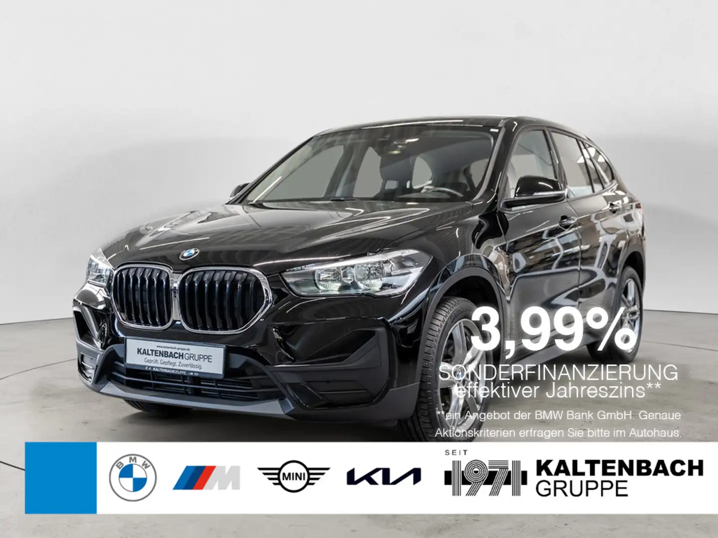 BMW X1 sDrive 18i Advantage FACEL. AHK NAVI SHZ Schwarz - 1