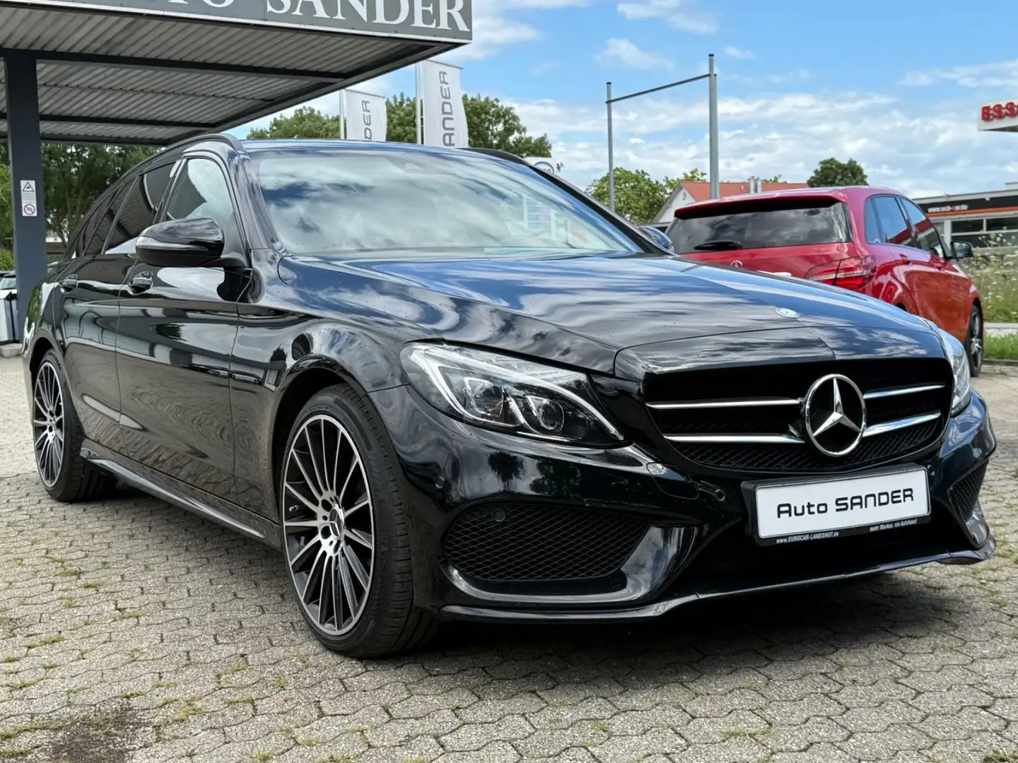 Mercedes-Benz C 250 d 4Matic AMG Line LEDER LED Negro - 2