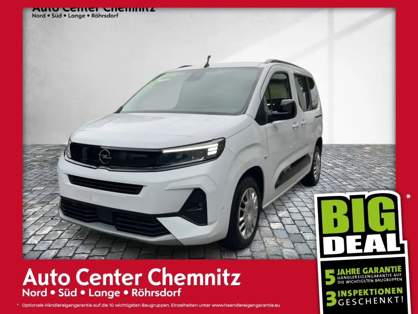 Opel Combo Life 1.5 D GS Mutlimedia/LHZ/PDC/180°/LM Bianco - 1