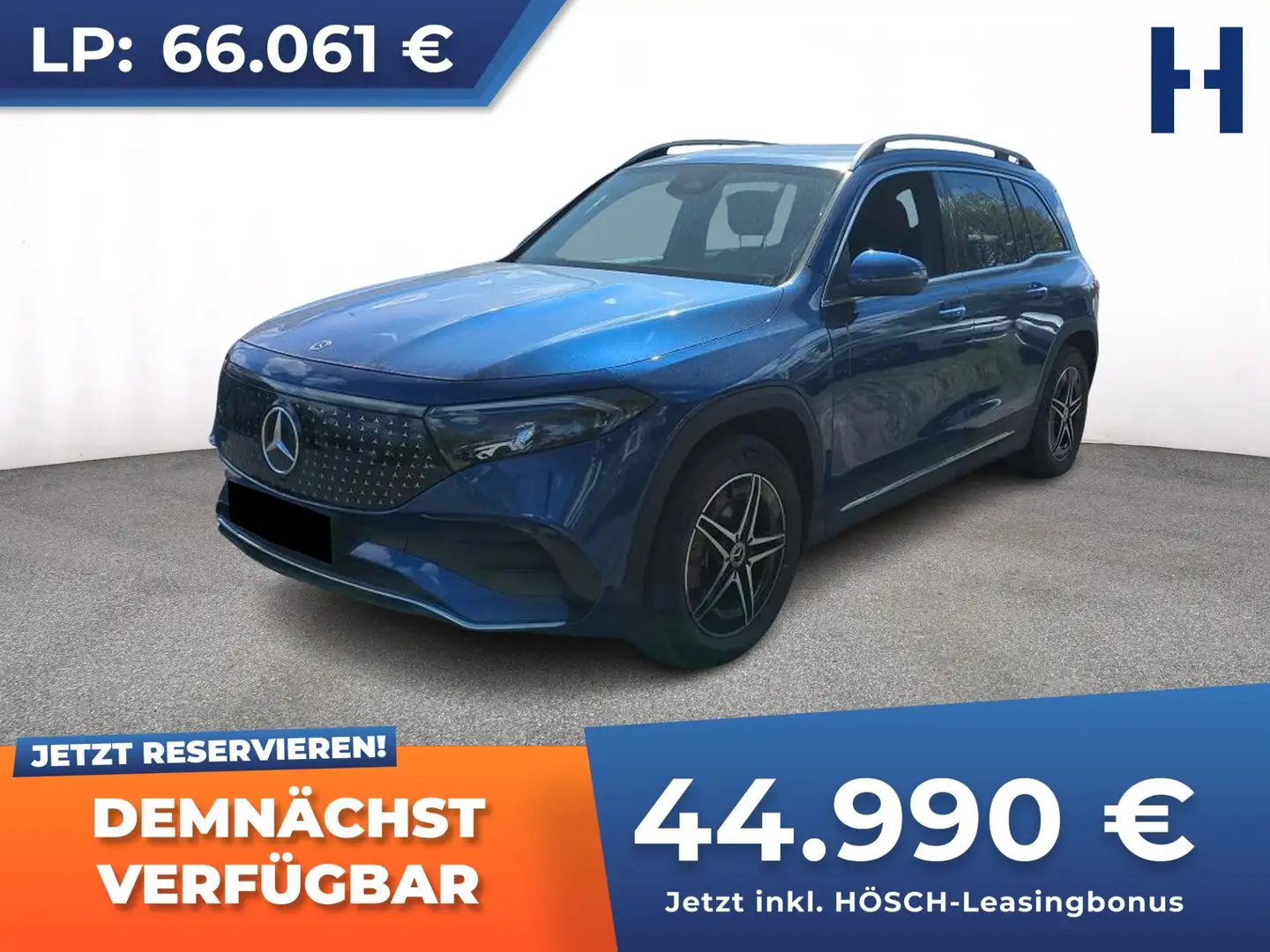 Mercedes-Benz EQB 300 4M AMG ADVANCED PLUS AHK AUGMENTED REALITY -32% Blau - 1