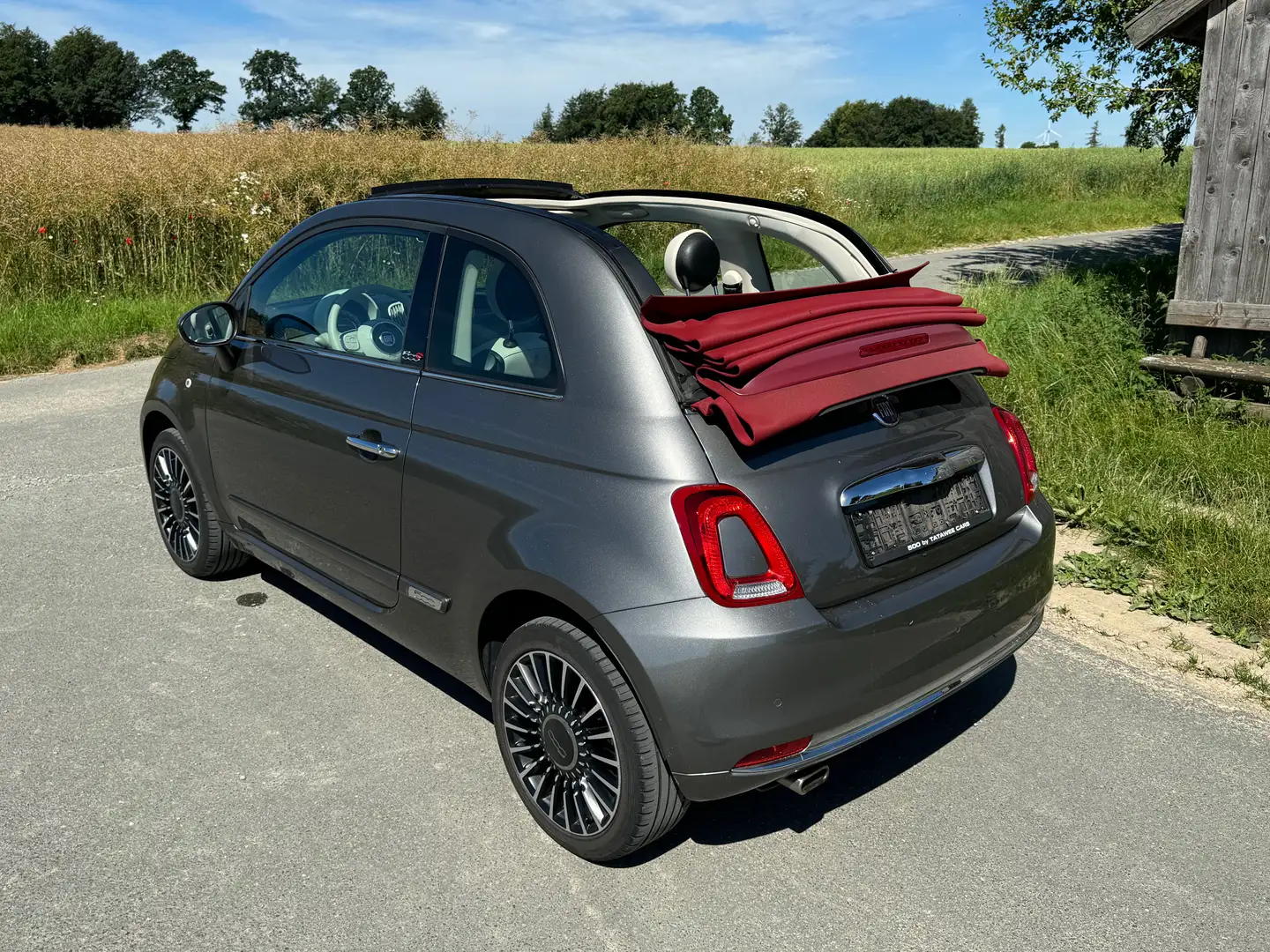 Fiat 500C 500 C 1.2 8V Lounge ,Navi, Klimaautomatic Grau - 2