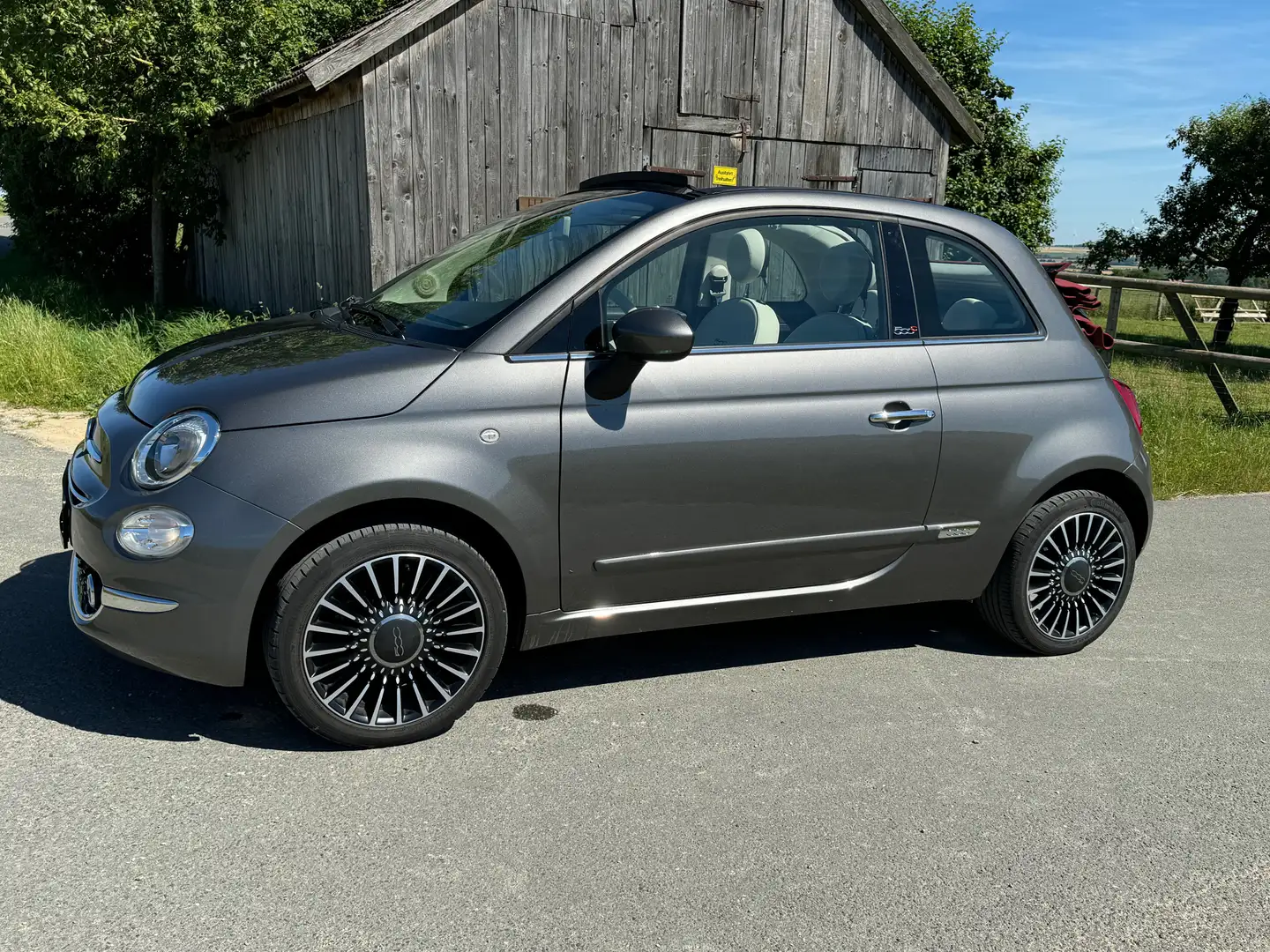 Fiat 500C 500 C 1.2 8V Lounge ,Navi, Klimaautomatic Grau - 1