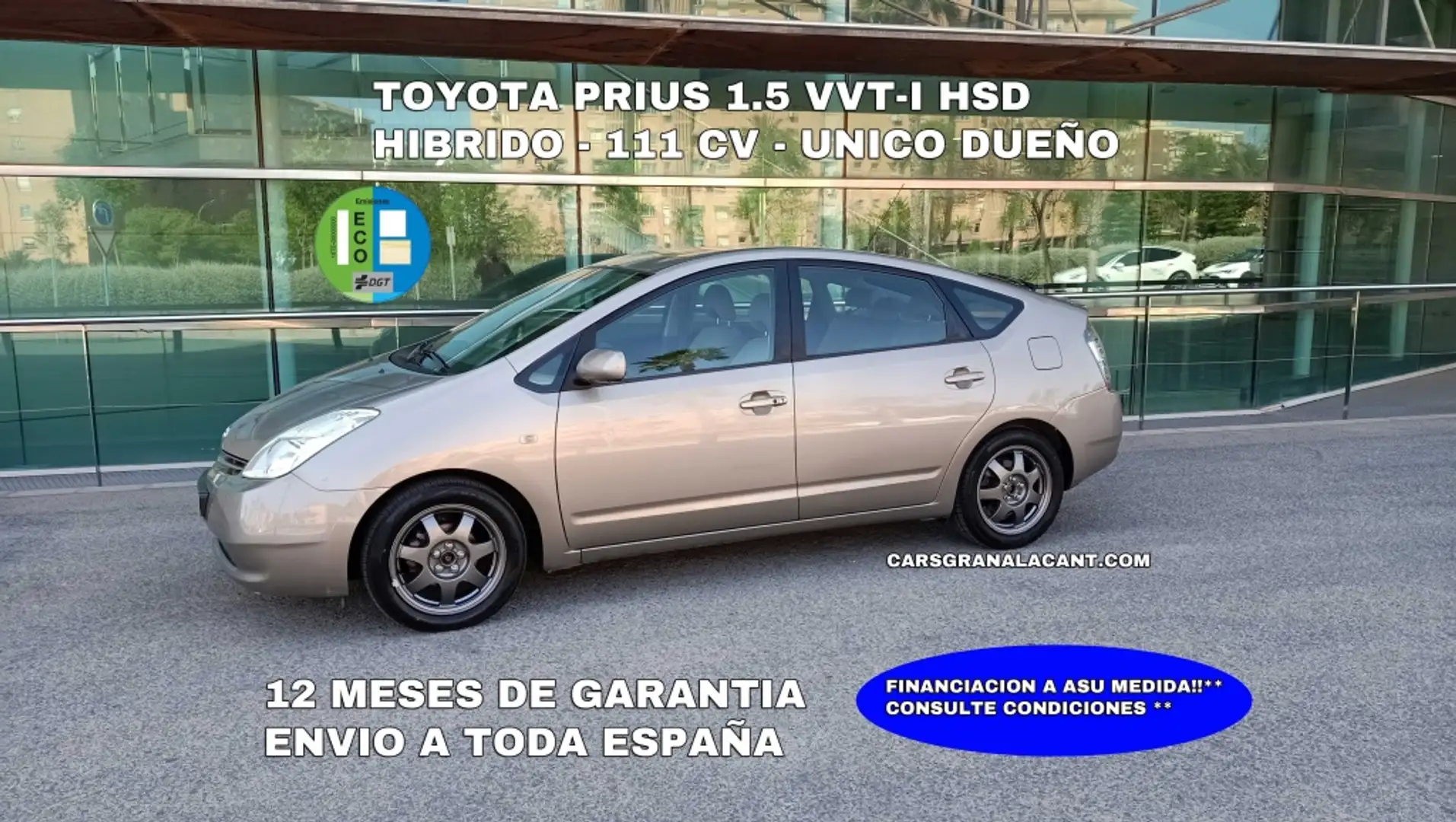 Toyota Prius 1.5 VVT-i HSD Plateado - 1