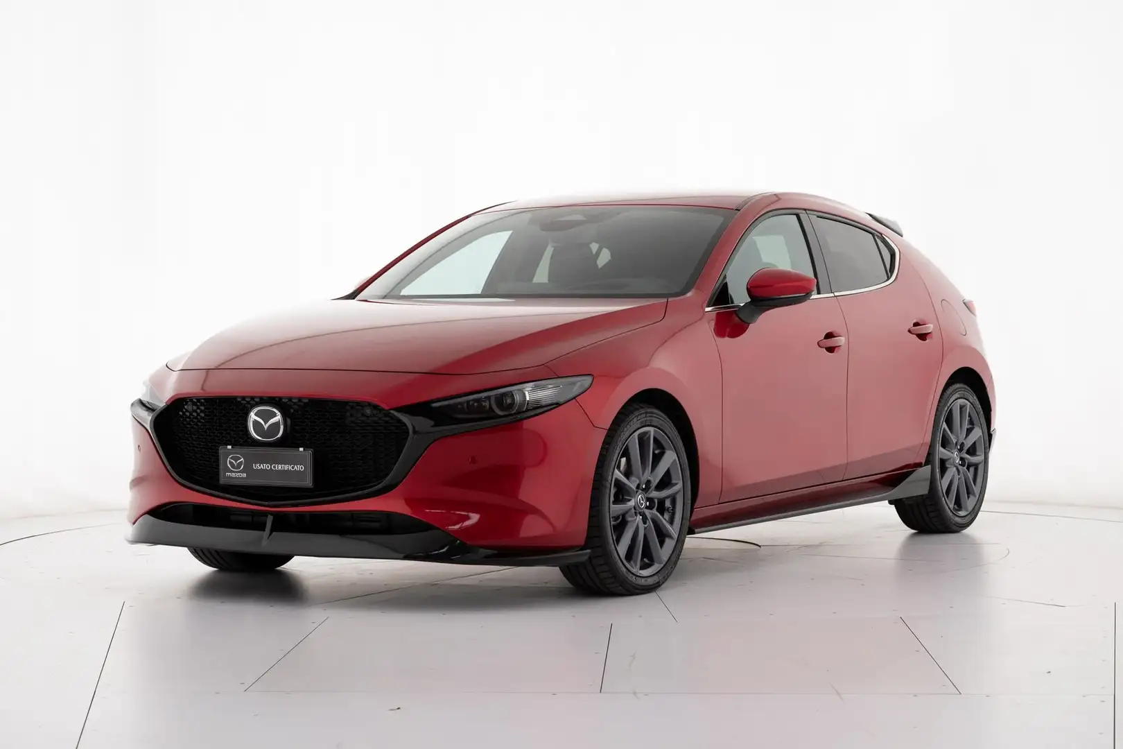 Mazda 3 e-Skyactiv-G M Hybrid Exclusive Line Rosso - 1