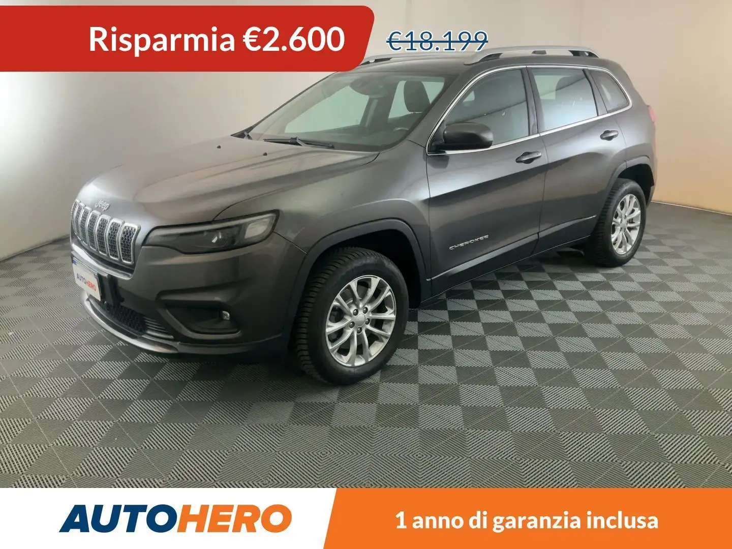 Jeep Cherokee 2.2 M-Jet Longitude AWD Gris - 1