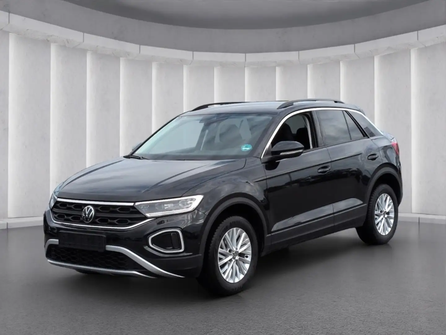 Volkswagen T-Roc Life 1.0TSI*LED+ Navi digCockp VKZ-Erk SHZ Schwarz - 2