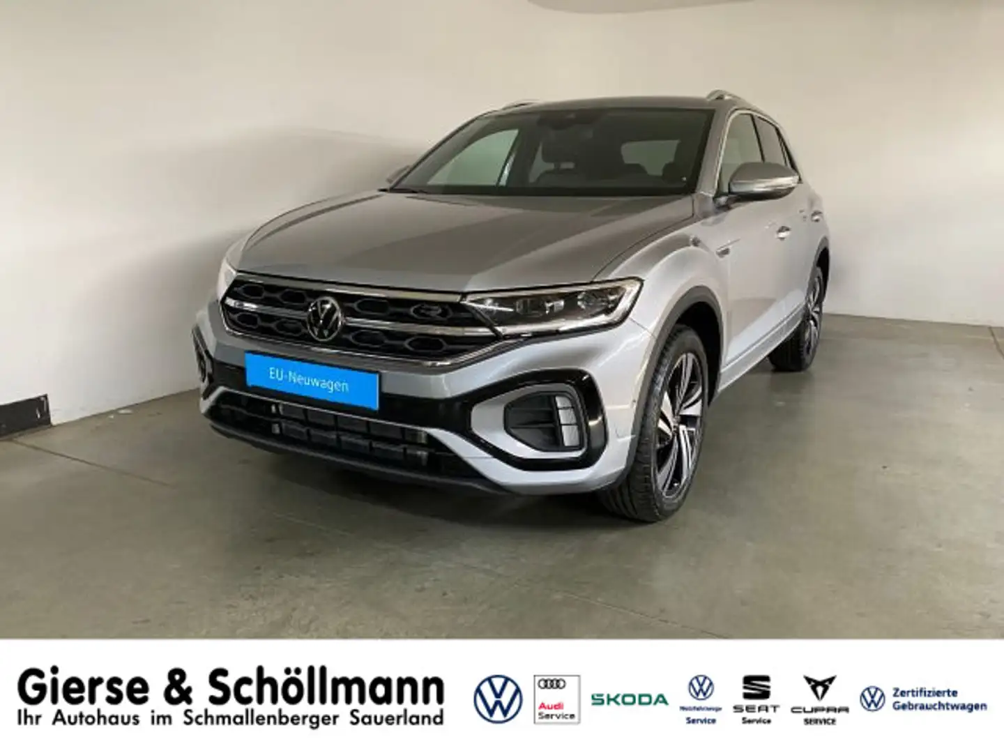 Volkswagen T-Roc R-Line 1.5 TSI DSG LED+KAMERA+SHZ Silber - 1