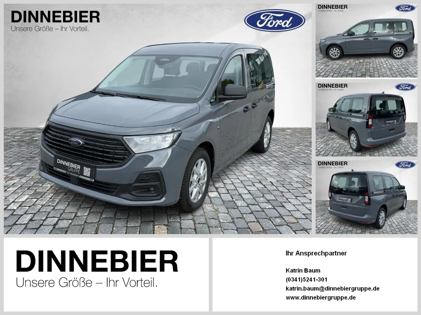 Ford Tourneo Connect L1 Trend 85 kW Grijs - 1