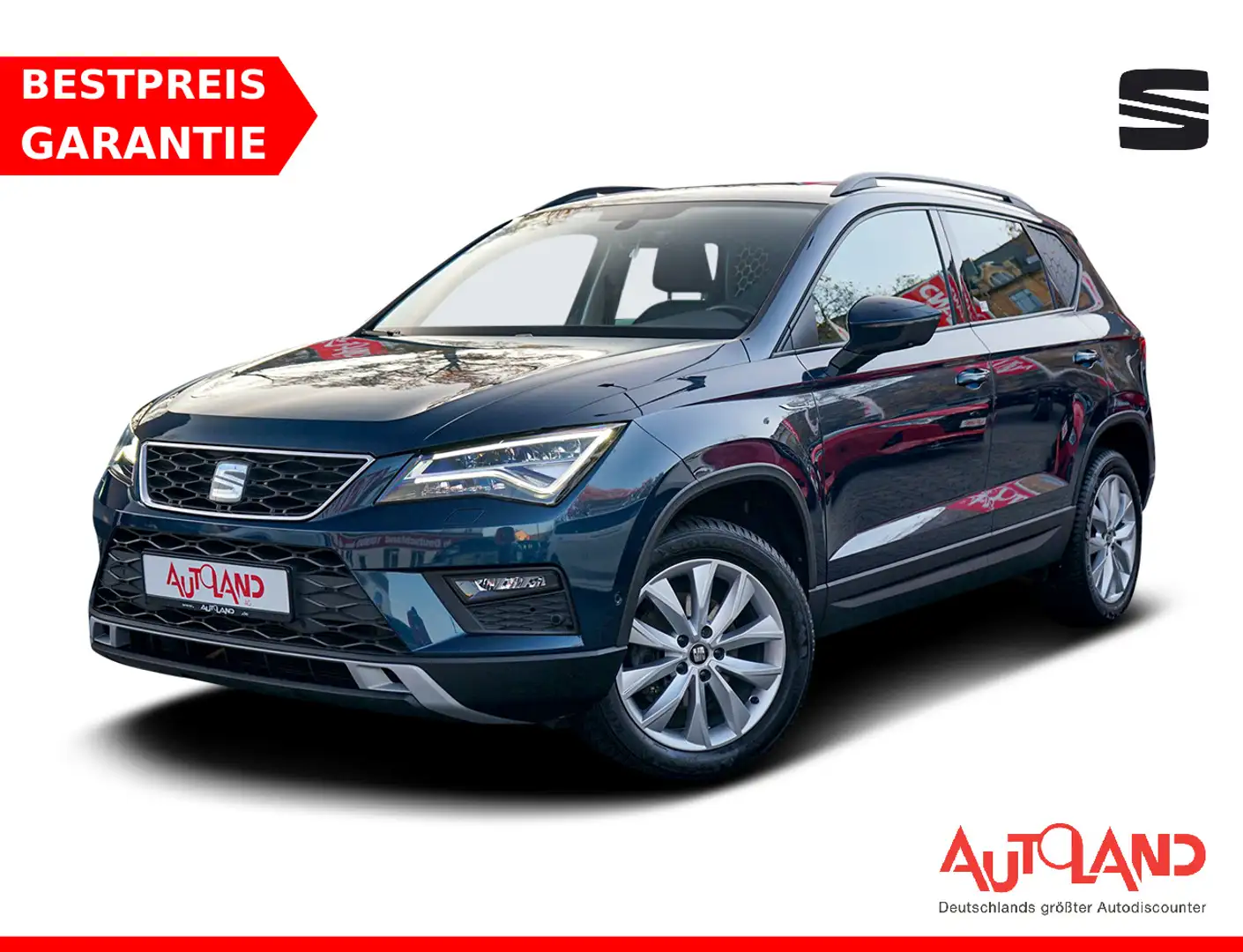 SEAT Ateca 1.5 Style LED Panorama FullLink Tempomat Azul - 1