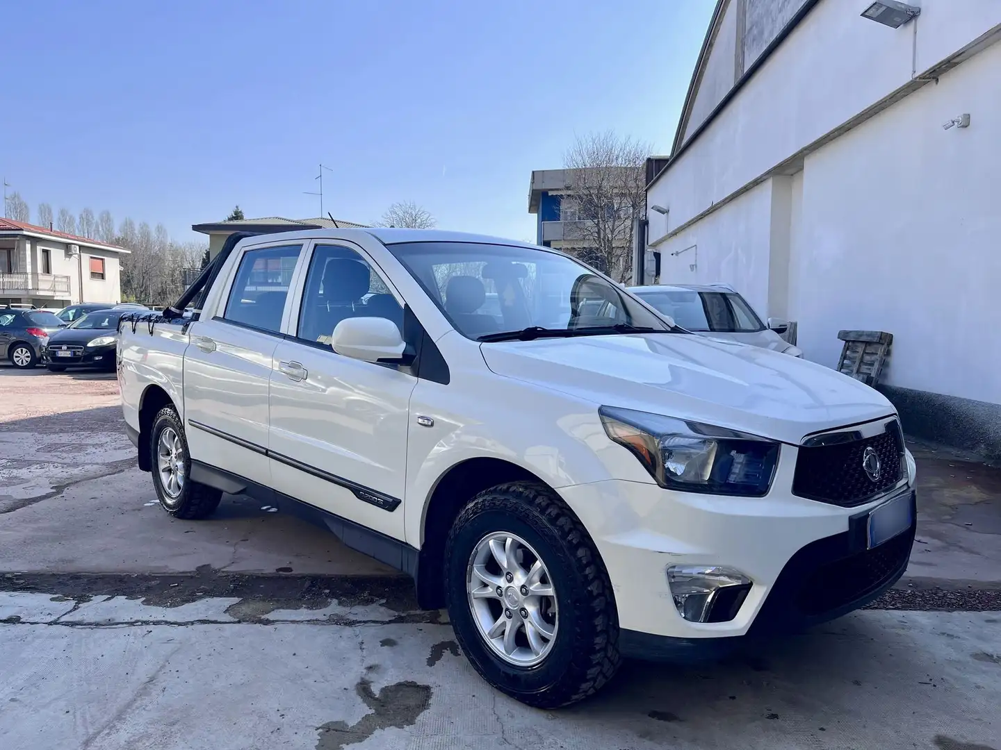 SsangYong Actyon Actyon Sports 2.0 4X4 - GOMME 4 STAGIONI - CATENA Weiß - 2